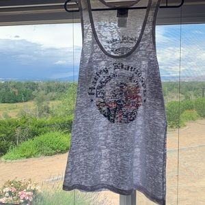 Ladies HARLEY-DAVIDSON Burnout Racerback Tee